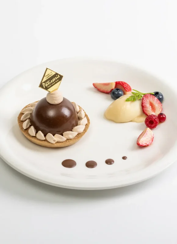 巧克力法式盤飾甜點模型 1